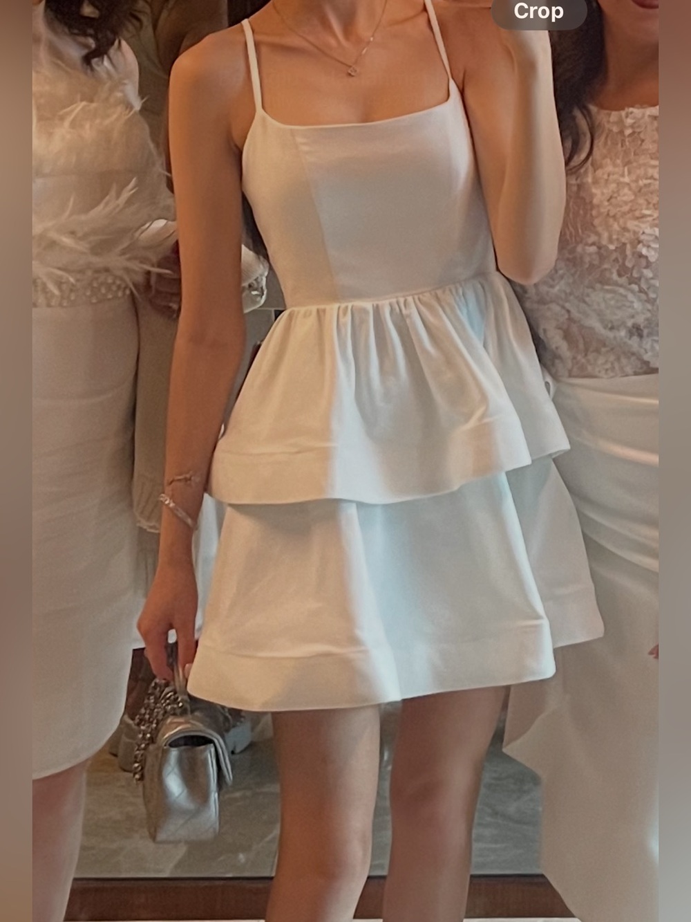 NBD Katerina Mini Dress in White - Picture 2 of 7